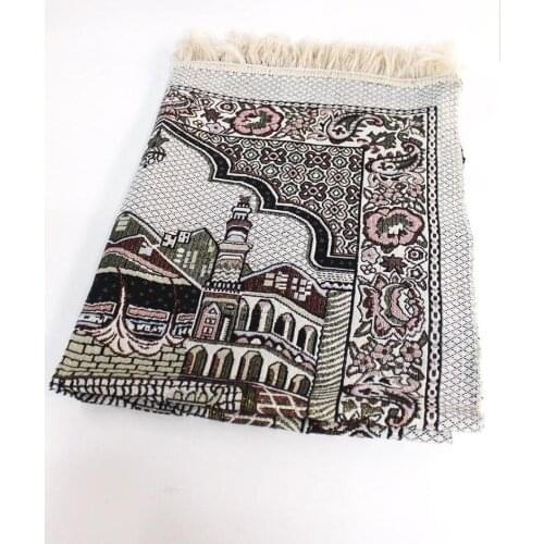 Drop ship thin Islamic Muslim Prayer Mat Salat Musallah Prayer Rug Tapis Carpet Tapete Banheiro Islamic Praying Mat 70*110cm
