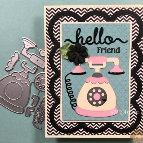 Phone Cutting Dies Stencil Embossing 2020 Scrapbooking Embossing Photo Album Decoration Paper Craft