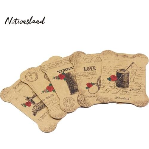 Mixed 100pcs Paper Thread Card Embroidery Thread Bobbins Floss for Storage Holder Cross Stitch Tool Accessories