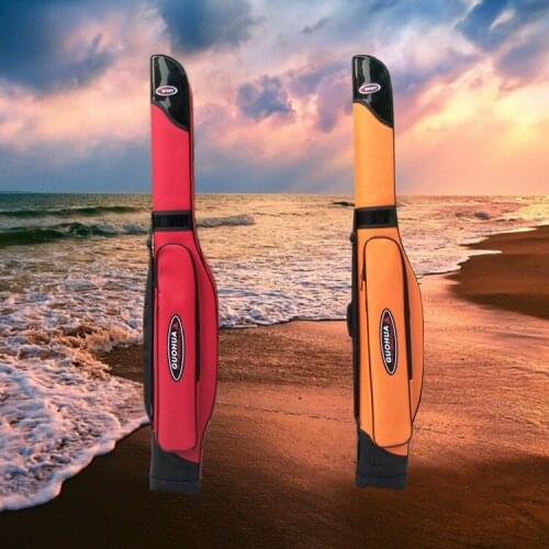 Fishing Gear Fishing Rod Bag Hard-shell Pot-bellied Fishing Bag 1.2 M Single-layer Rock Fishing Bag Gun Bag Sea Rod Bag