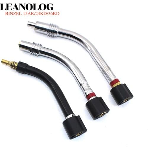 CO2 MIG Welding Machine/Welding Tools Accessories Binzel 15AK/24KD/36KD MAG MIG Welding Torch Welding Gun Goose Neck Bend