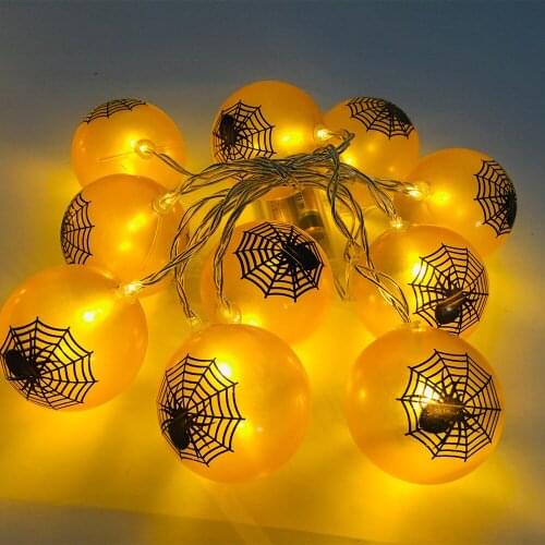 Spider Ball String Lights 10LEDS fairy lamp Halloween Decorative Light for Party,Wedding,Christmas,Garden,Outdoor,Indoor