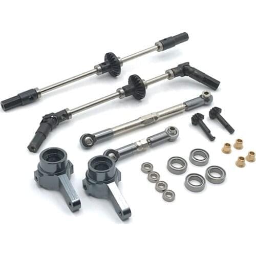 Upgrade Steel Gear Bridge Axle Gear Steering Cup Kit for MN D90 D91 D96 MN99S 1/12 RC Car Spare Parts