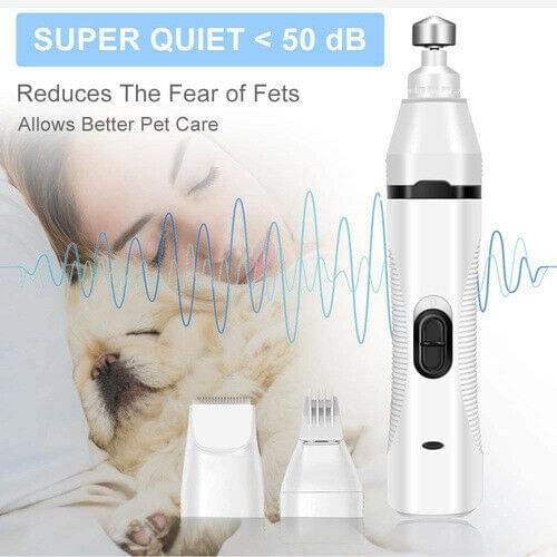 3in1 Nail Clipper Electric Pet Nail Scissors Grinder Dog Cat Claw Grooming Trimmer Cutters Nail Pet Supplies Nail Grinder Cutter