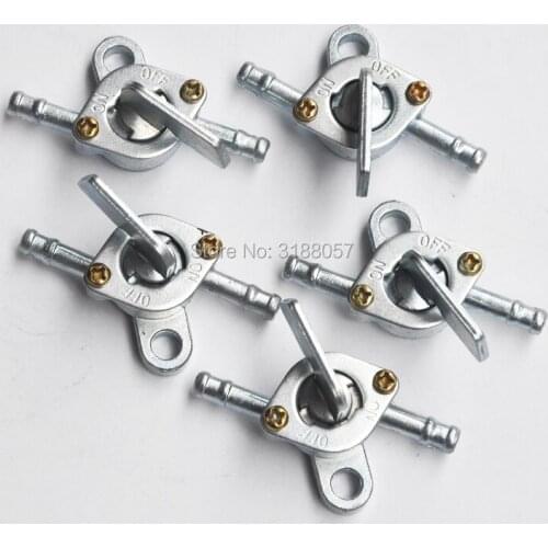 5x ON/OFF 1/4" Inline Switch Petrol Gas Fuel Tap Petcock Valve ATV Quad Motorcycle Bike