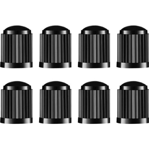 8pcs Tyre Valve Caps, Car Tire Stem Dust Covers with Seal Ring for Auto parts