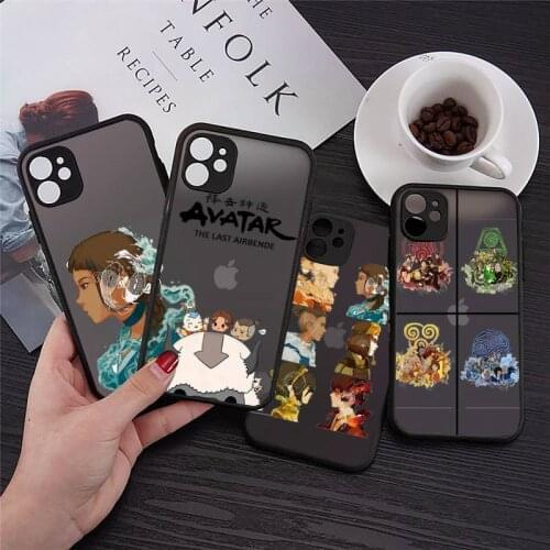 Avatar the Last Airbender Phone Cases matte transparent For iphone 7 8 11 12 plus mini x xs xr pro max cover