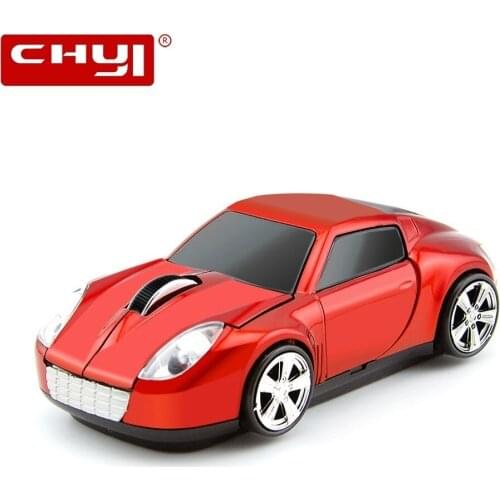 CHYI Wireless Car Mouse 1600 DPI USB Optical Computer Gaming Mice 3D Mini Sport Car Mause For Gift Kids Laptop PC