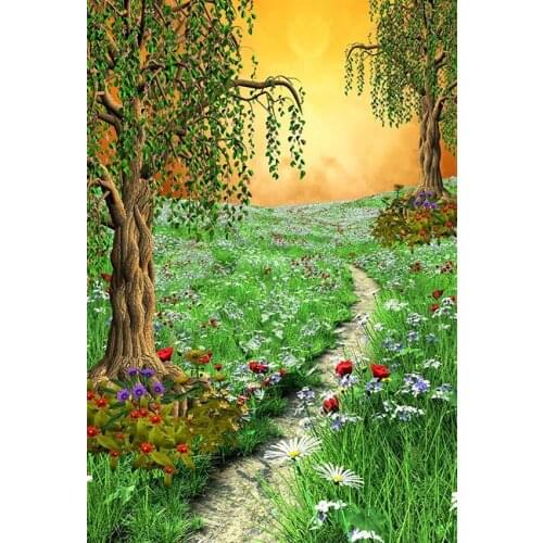 Fotografia wild flower background photography wall paper fabric baby shower photo backdrop for photo studio accessories lv-114