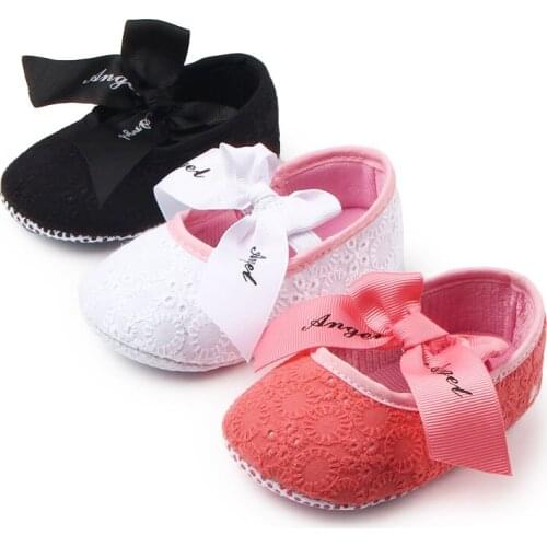Bow Lace Baby Shoes for Girls Fashion Baby First Walkers Newborn Baby Shoes Summer Spring Infant Girls Shoes