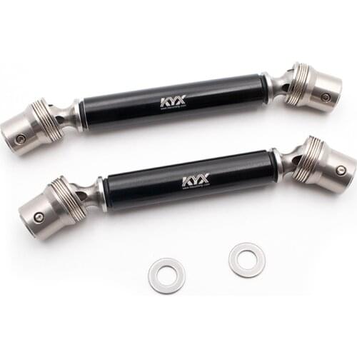KYX Racing Stainless Steel Center Drive Shaft Upgrades Parts Accessories for RC Crawler Car Axial SCX10 III AXI03007 SCX10.3