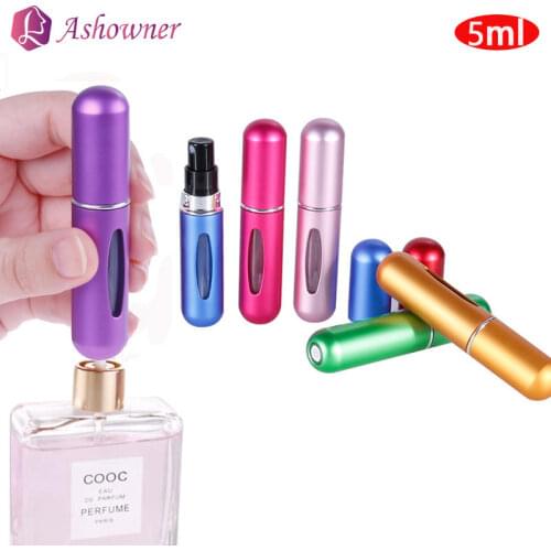 Small Refillable 5ml Perfume Bottles Atomizer Bottle Portable Cosmetic Container Perfume Spray Bottle For Travel