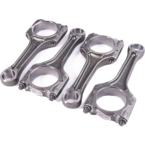 NEW 06H 198 401 A 4Pcs Engine Piston Connecting Rod Kit For A-udi A4 TT Q5 Golf Passat Skoda Seat 2.0TFSI 06H1980401D Pin 23mm