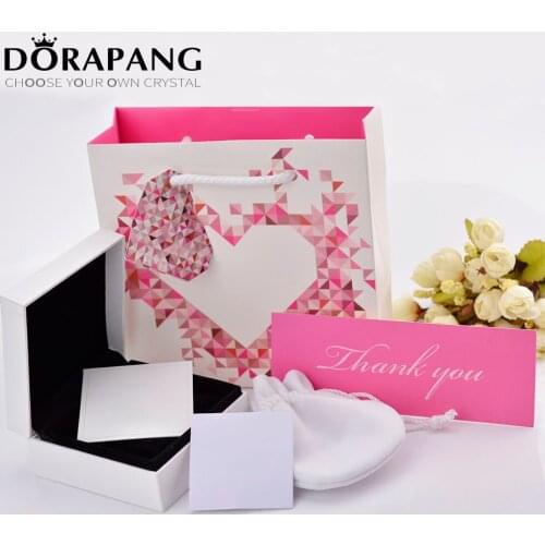 NEW Genuine Fashion Charm crystal For bracelet Set box Women in love Original Jewelry birthday Gift box factory Wholesale