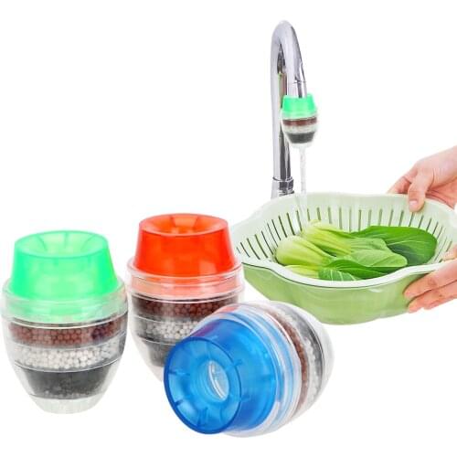 Water Purifier Activated Carbon 5-layer Filter Faucet Tap Filter Tap water Clean Home Improvement