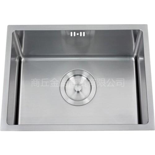 304 stainless steel hand sink kitchen under counter basin sink single basin