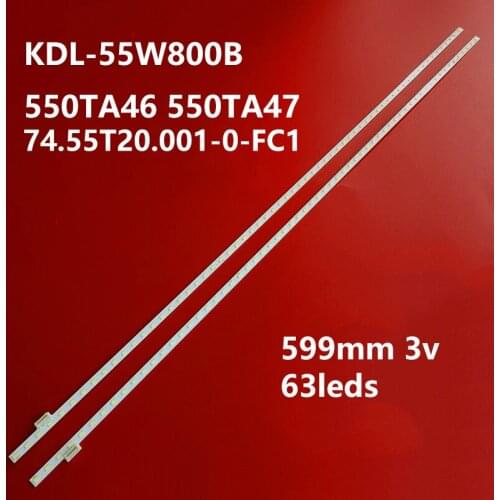 LED Backlight strip For Sony 55'' 550TA46 550TA47 74.55T20.001-0-FC1 KDL-55W800B KDL-55W828B KDL-55W829B KDL-55W700B KDL-55W815B