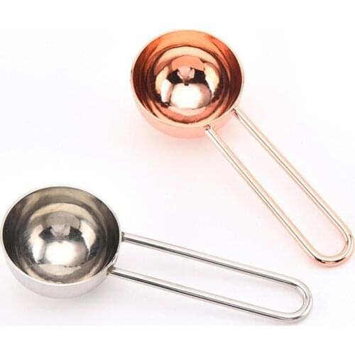 1Pcs Kitchen Gadgets Coffee Spoon Mixing Spoons Measuring Tools Multifunction Long Handle Stainless Steel Easy Cleaning