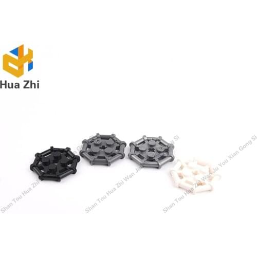 10PCS 75937 Plate Special 2x2 with Bar Frame Octagonal, Reinforced,Completely Round Studs Building Blocks Parts MOC DIY