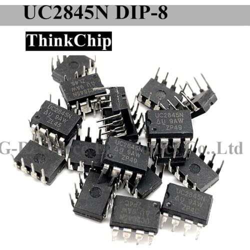 10 pcs) UC2845N DIP-8 UC2845 DIP8 UC2845BN current mode PWM controller IC Quality Assurance 100