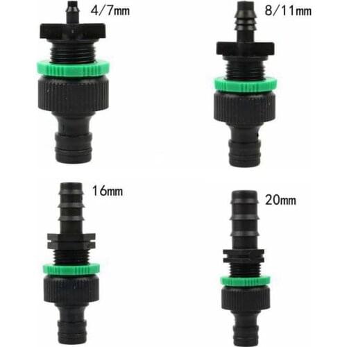 2pcs 4/7mm 8/11mm Quick Connector Water Tap Water Faucet Adapter 16mm 20mm Garden Hose Connector Garden Irrigation Accessories