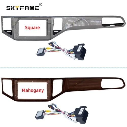 SKYFAME Car Frame Cable Canbus For Volkswagen Golf Sportsva 2016-2018 Android Big Screen Dask Kit Fascia Frame Line