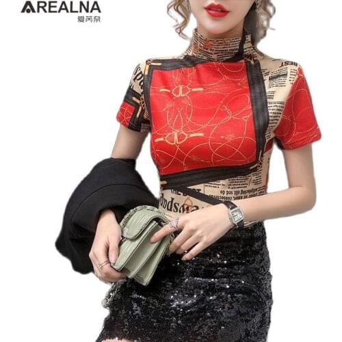 Blusas mujer de moda 2020 Elegant Sexy Womens Blouses Slim Turtleneck Office Long Sleeve letter Printed Ladies Tops blouse women