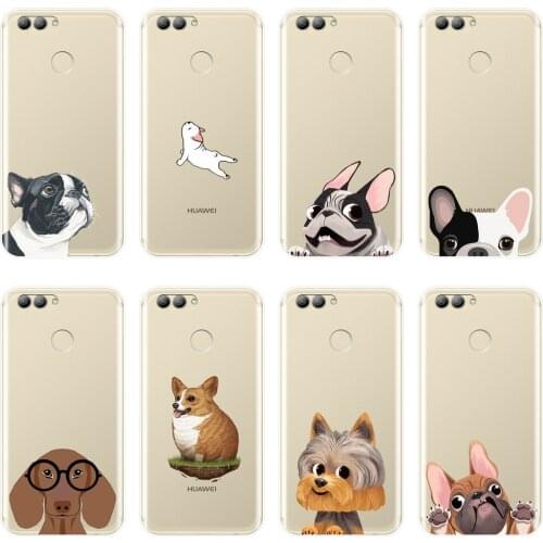 Phone Case For Huawei Nova Smart Lite 2017 Pug Dog Corgi Soft Silicone Back Cover For Huawei Nova 2i 2 Lite Plus 3 3I 3E Case