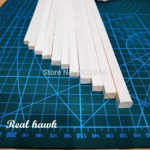 250 mm length 9 mm thickness width 10 mm wood strip AAA+ Balsa Wood Sticks Strips for airplane/boat model DIY