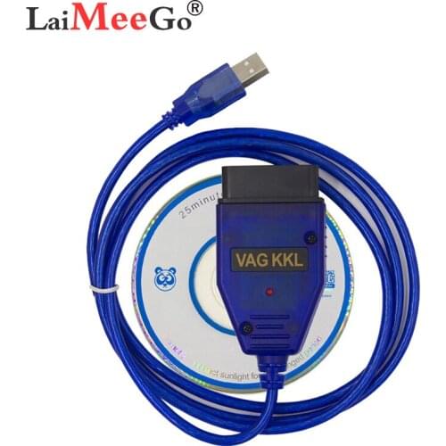 VAG-COM 409.1 Vag Com 409Com vag 409 kkl OBD2 USB Diagnostic Cable Scanner Scan Tool Interface For VW Audi Seat Volkswagen Skoda