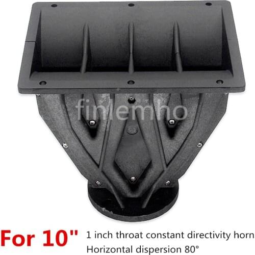 1PC Speaker Horn 1" Throat 206*155mm Wave Guide For 44mm Voice Coil Compression HF Driver Of Line Array Loudspeaker System
