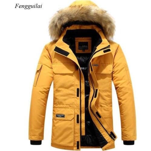 Fengguilai Men's Parkas With A Hood
