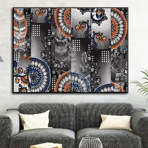 Natural Forest Landscape Canvas Painting Waterwheel Posters and Prints Wall Art Pictures Home Cuadros For Bedroom Wall Decor