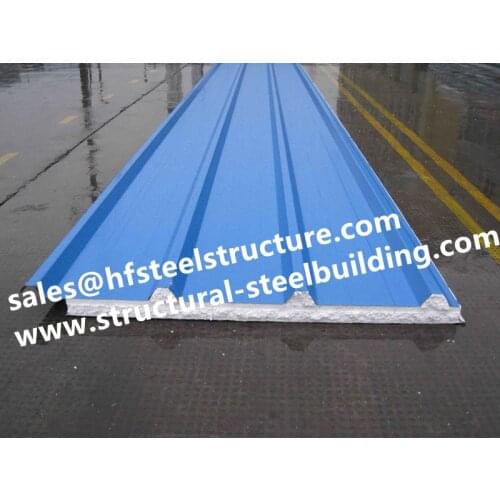 Chinese manufacturer Cold Room Corrugated EPS Sandwich Metal Roofing Sheets Wall Panels
