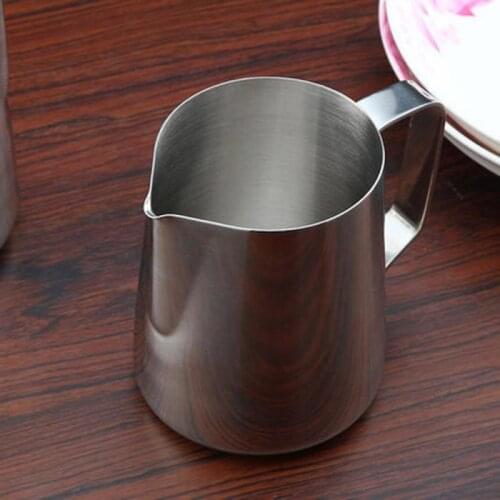 Frothing Pitcher Stainless Steel Milk Frothing Jug Espresso Coffee Pitcher Coffee Latte Pull Flower Cup Pitcher Coffee Stencils