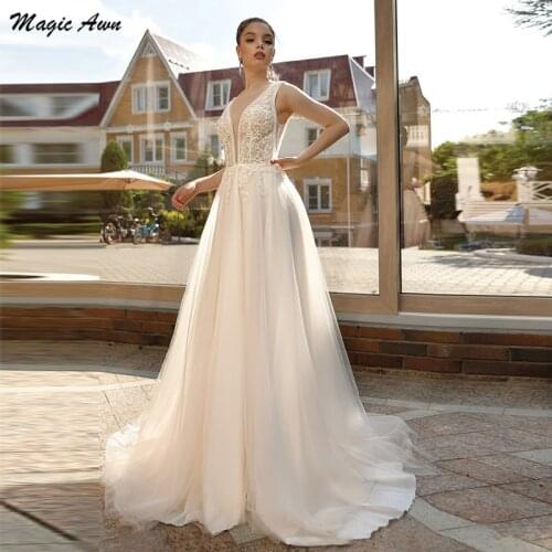 Magic Awn Lace Wedding Dresses