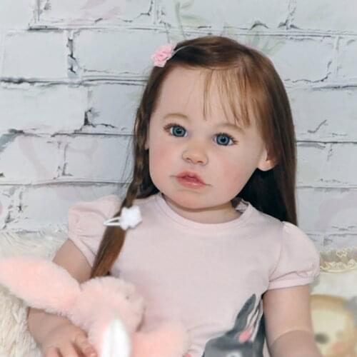 DIY Doll Kit Reborn Toddler Linh Soft Vinyl Unpainted Doll Parts