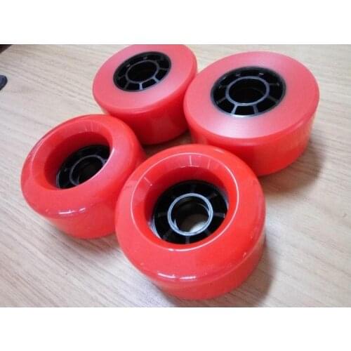 2020 New Arrival DIY 80mm 87mm 83mm 90mm 97mm Big Wheel For SHR78A Red Color PU High Level Soft Resistant Longboard Wheels
