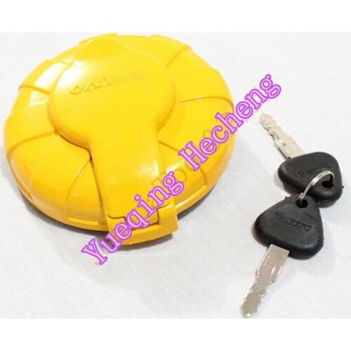 New Fuel Cap 14528922 with 2 Keys for Volvo Excavator EC140B EC160B EC180B EC240B EC290B EC700B EC460B EC360B EC330B