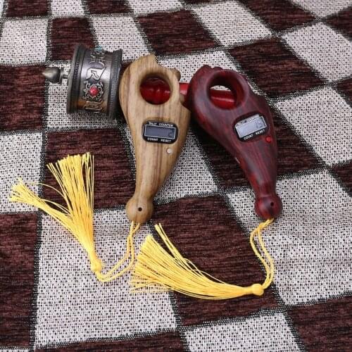 Portable Handheld Digital Beads Counter Finger Game Toy Manual Reset Decompression Relaxation Tool for Meditation Calm Down