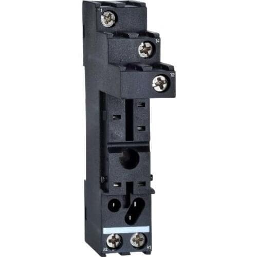 RPZF4 Socket, mixed contact, 16 A, relay type RPM4, screw clamp terminals, 250 V AC