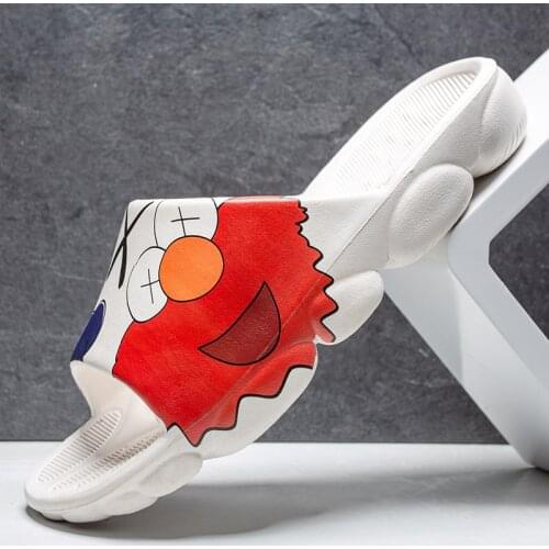 2021 Luxury Brand Slides Men Shoes Slippers Indoor House Slippers Graffiti Casual Beach Slipper EVA Quality Cartoon Shoes Casual