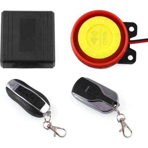 Motorcycle Alarm System Scooter Anti-theft Security Alarm Moto Remote Control Engine Start + Alarm Motorbike Speaker Accessories