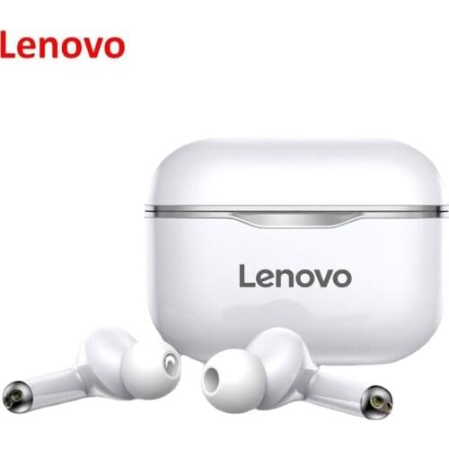Lenovo LP1 TWS Earbuds Bluetooth 5.0 True Wireless Headphones Touch Control Sport Headset IPX4 Sweatproof Earphones with Mic