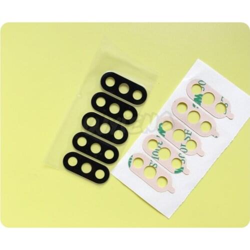 Wyieno 2Pcs/Lot Real Camera Glass Lens For Redmi S2 Back Rear Camera Lens With Glue Tracking