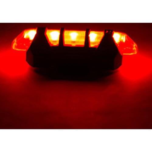 USB Charging Tail Light Safety Warning Lights Waterproof Bicycle Lamp Mountain Bike Strobe Warn Light Universal