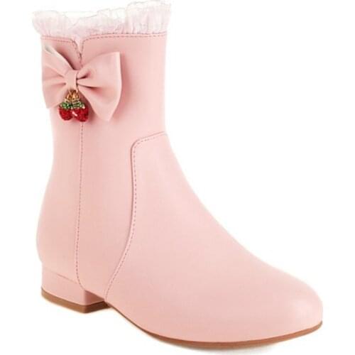 2021 Fashion WomenDesigner Boots De Mujer Autumn Winter Boots Party High Quality Girls Student Shoes Plus Size 28-48 7473X-1