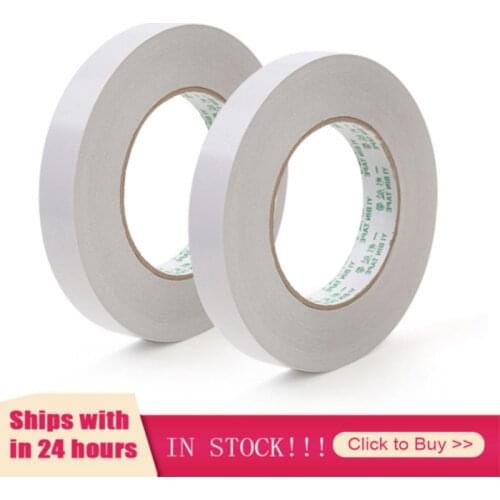 1PC 8M White Sponge Double Sided Acrylic Foam Adhesive Tapes Width 5/8/10/12/15/18/20 MM For Home Repair Paper Tape White