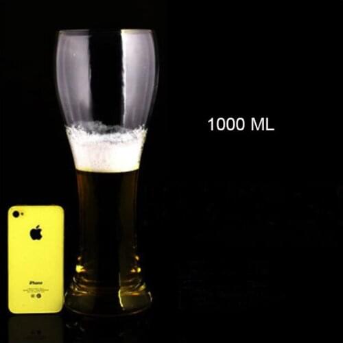 1000ml glass, beer cup of large volume
