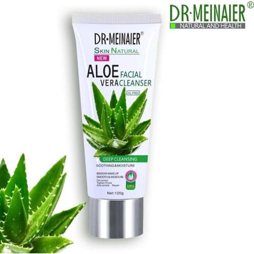 120ml 1pcs cleanser aloe moisturizing oil control facial cleanser